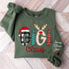 Personalized GiGi Sweatshirt with Grandkids Names On Sleeves CEXM401B